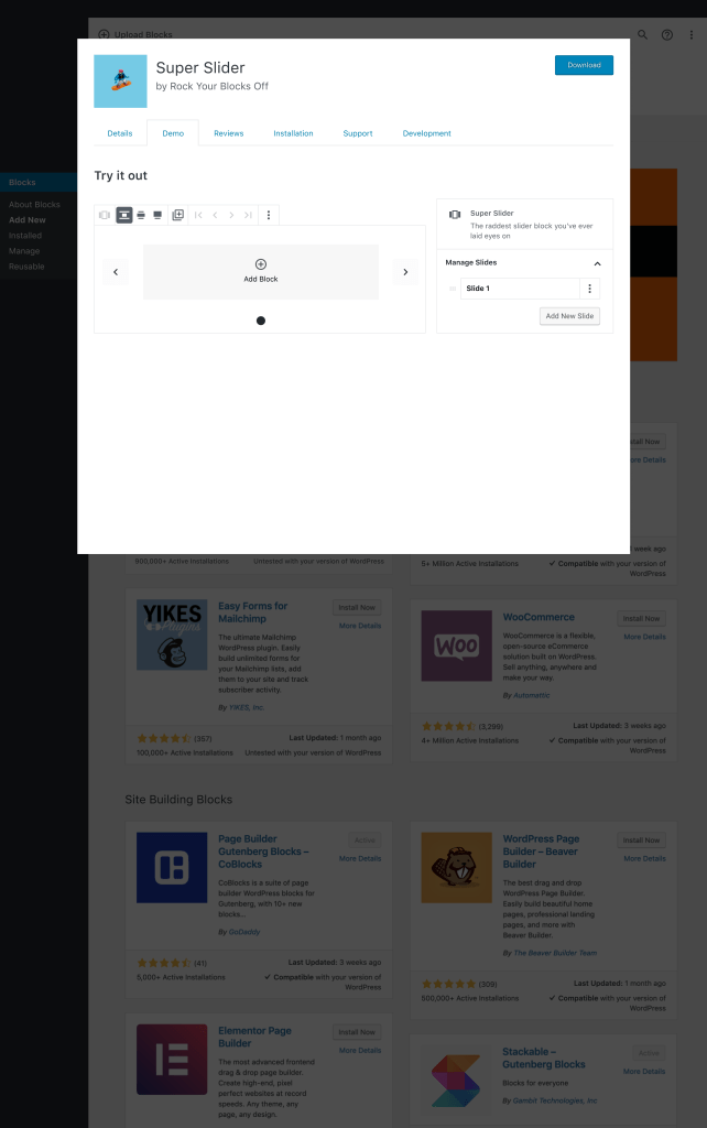79. Webs de hoteles y repositorio de bloques